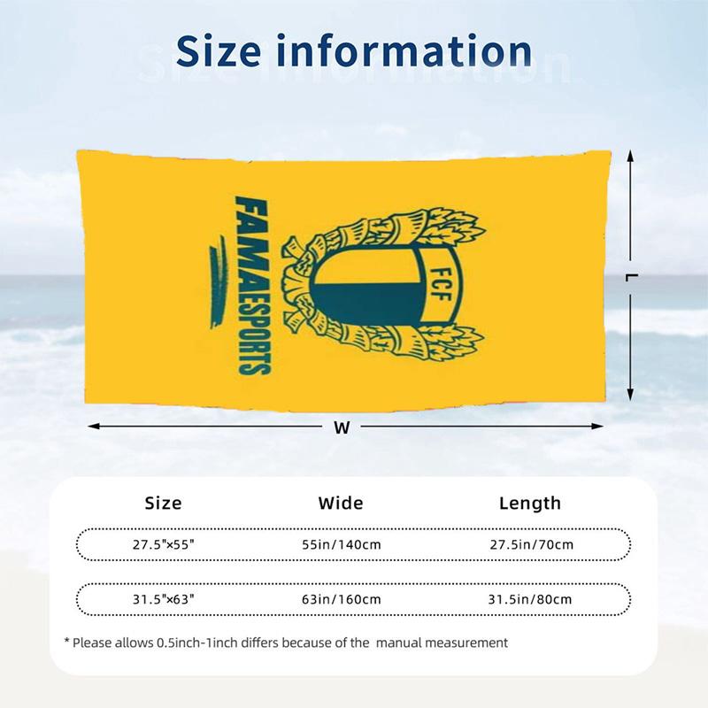 FC Famalicao Beach towels also serve as bath towels summer essential a musthave for the outdoors the beach and the pool