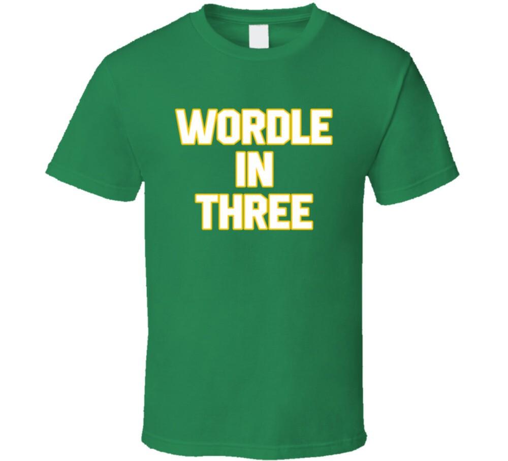 

Wordle In Three T Shirt 3XL