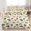 Japanese Anime Crayon Shin-chan Quilt Duvet Pillowcase 3D Printed Shin-chan Bedding Set Duvet Cover for Children and Boys Teenag