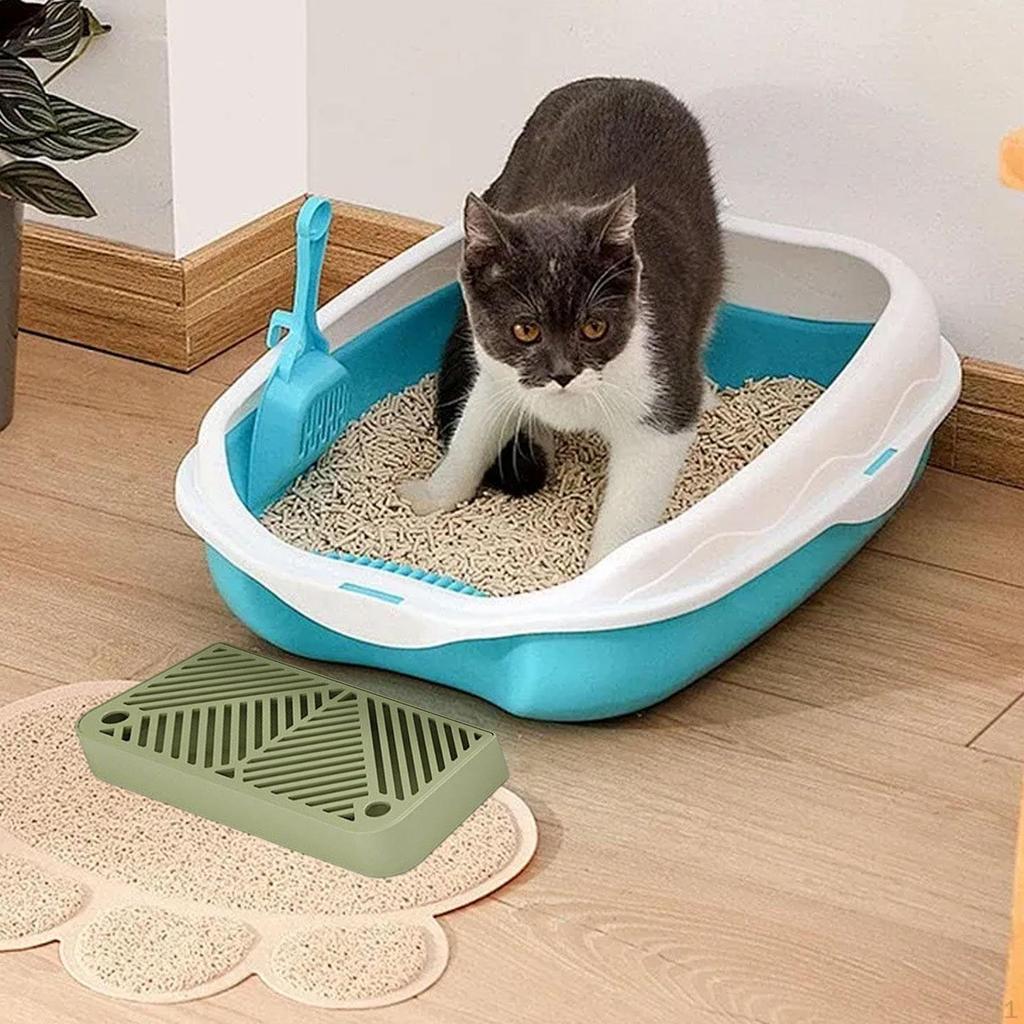 Cat Lipter Mat Kitten Litch Footboard Pand Control of The Double -layer Litter for Interior Cats