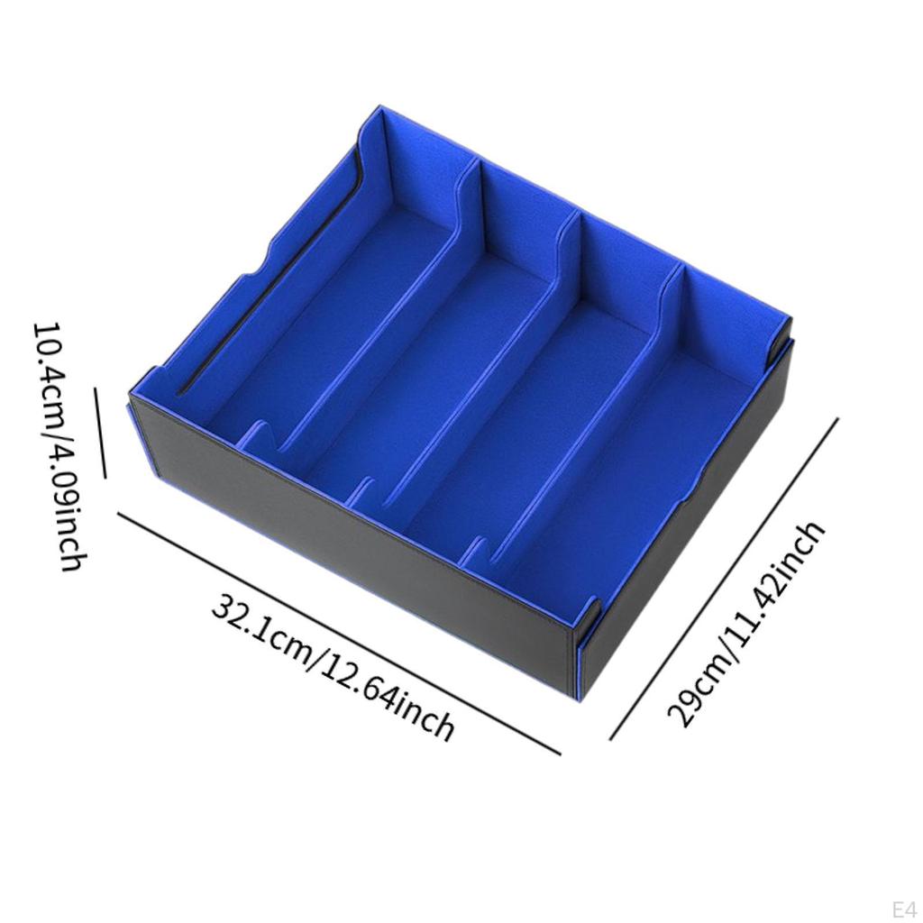 Kartendeck-Box, Behälter für 2400 Karten, Aufbewahrungs-Organizer für Spiele, Sammelkarten
