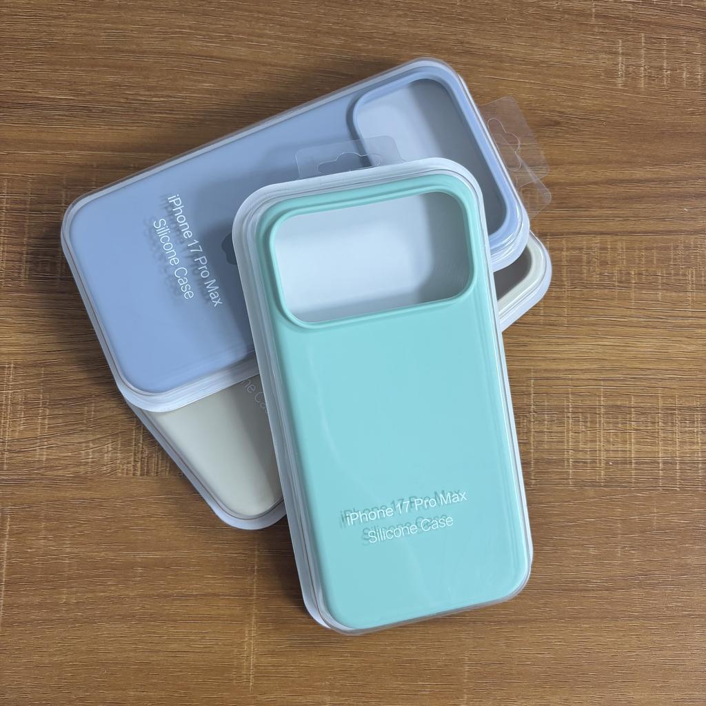 Ins Chic Liquid Silicone Full Covered Soft Gel Rubber Phone Case Protective Cover For iPhone 17 16 15 14 Pro Max 17Pro 13 12Pro 17Air