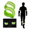 Reflector de Siguranță Exterior Ciclism Nocturn Alergare Bandă Reflectoare Brățară Elastică la Braț Încheietură Benzi Elastic pentru Glezne Picioare