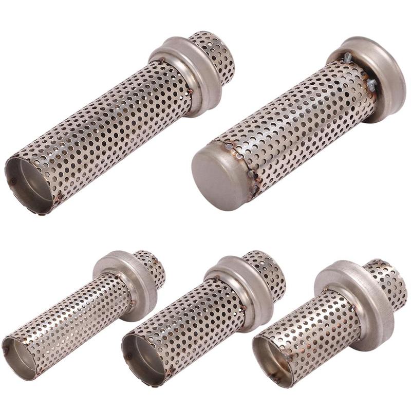 Tubo di Scarico in Acciaio Inossidabile Adattamento Universale Tubo di Scarico per Moto Riduzione del Rumore DB Insert per Moto Scooter