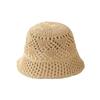 Women Bucket Hat Summer Hollow Out Thin Breathable Sun Hat Female Beach Panama Cap Fold Outdoor Japanese Lesure Fishierman Cap