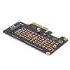 M.2 to PCIE3.0 Riser Card PH41X4A Full Height Bezel NVME M.2 to PCIE3.0 Adapter Card for Windows for OS for Linux
