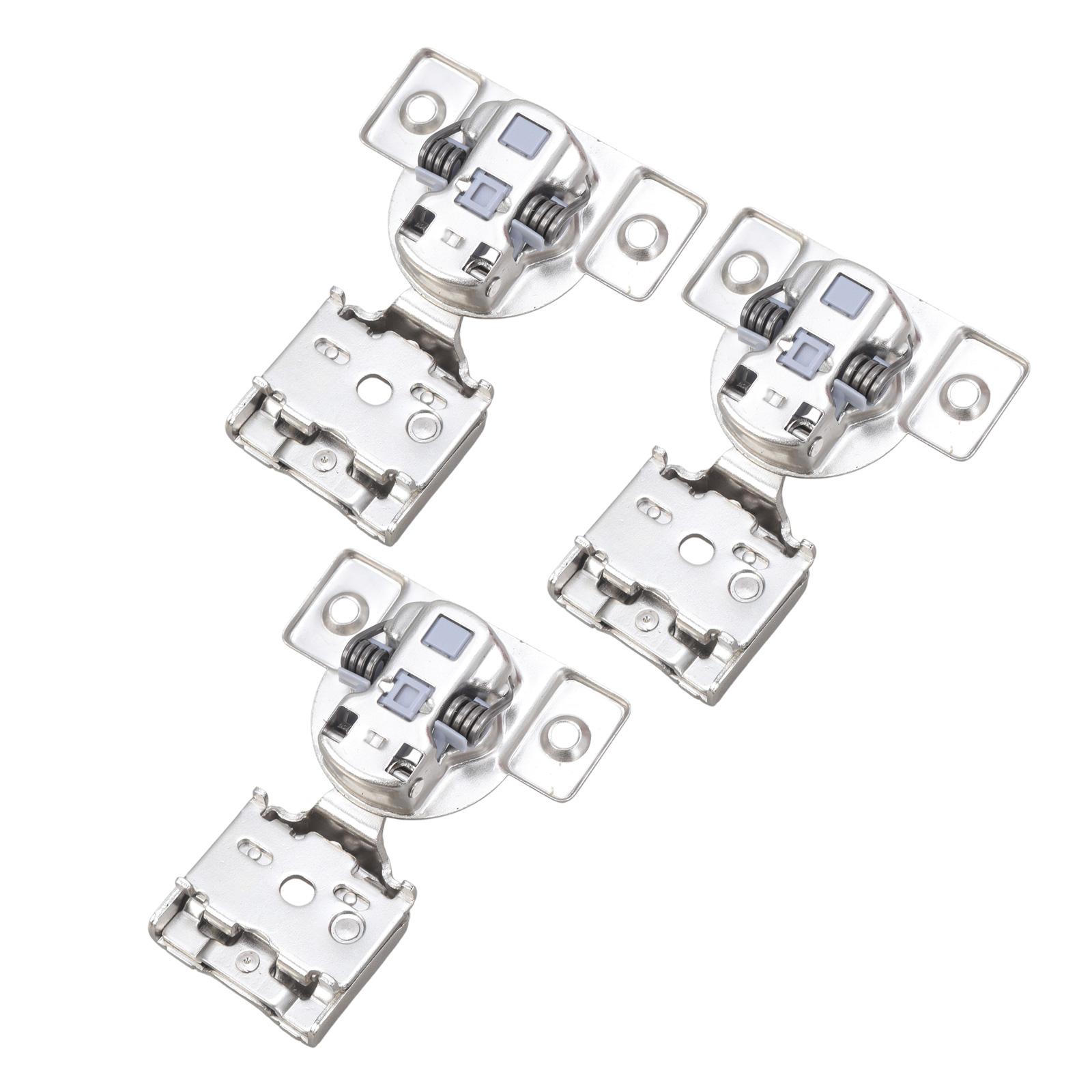 

3pcs Soft Close Hinges Overlay Adjustable Face Frame Cabinet Hinges Furniture Door Hinges for Concealed Cupboards 3