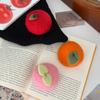 Children Hairpins Peach Woolen Fruits Hair Clips Orange Women Barrettes Simulation Food Hairpins