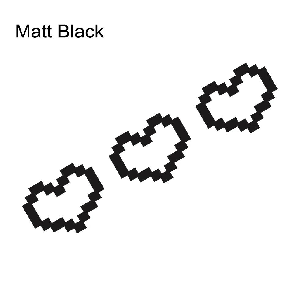 Small Pixel Hearts Vinyl Decal Car Window Cute Sticker Love Heart Truck Body Camper Motorcycle Helmet Graphics Decor Accessories