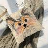 1Pc Hand-Drawn Yorkshire Terrier Print Throw Pillow Cover,Suitable For Sofa,Bedroom,Living Room,An Artistic Gift For Dog Lovers