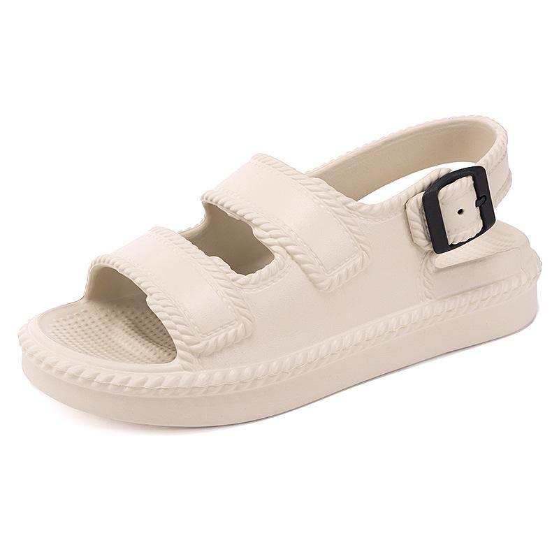 Women's Summer Sandals New  Flat Sandals Plus Size Casual Shoes for Outdoor Wear Single Shoes Stream Tracing Shoes 36-43