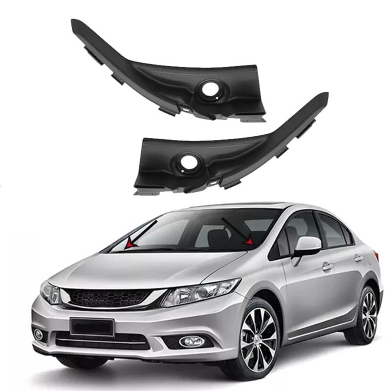 1 Pair Front Windshield Wrap Corner Trim Wiper Motor Cover for 9th 2012-2015 Replace 74220-TR0-A00 74210-TR0-A00