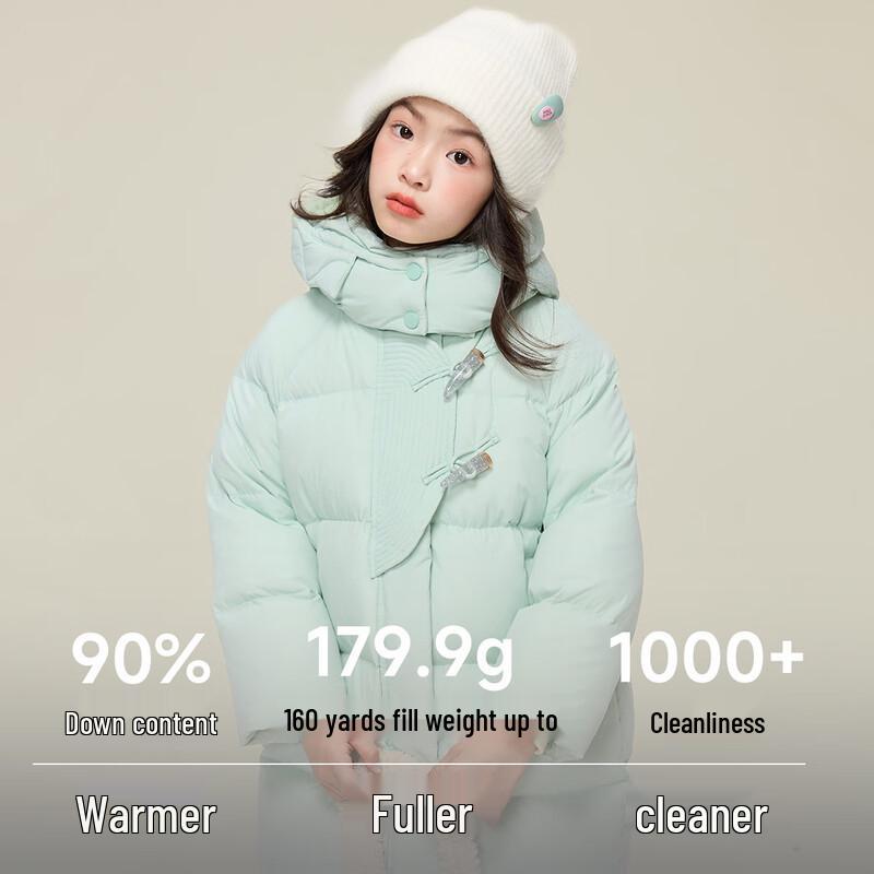 Yuan Yuan Princess Girls' Winter Down Puffer Jacket
