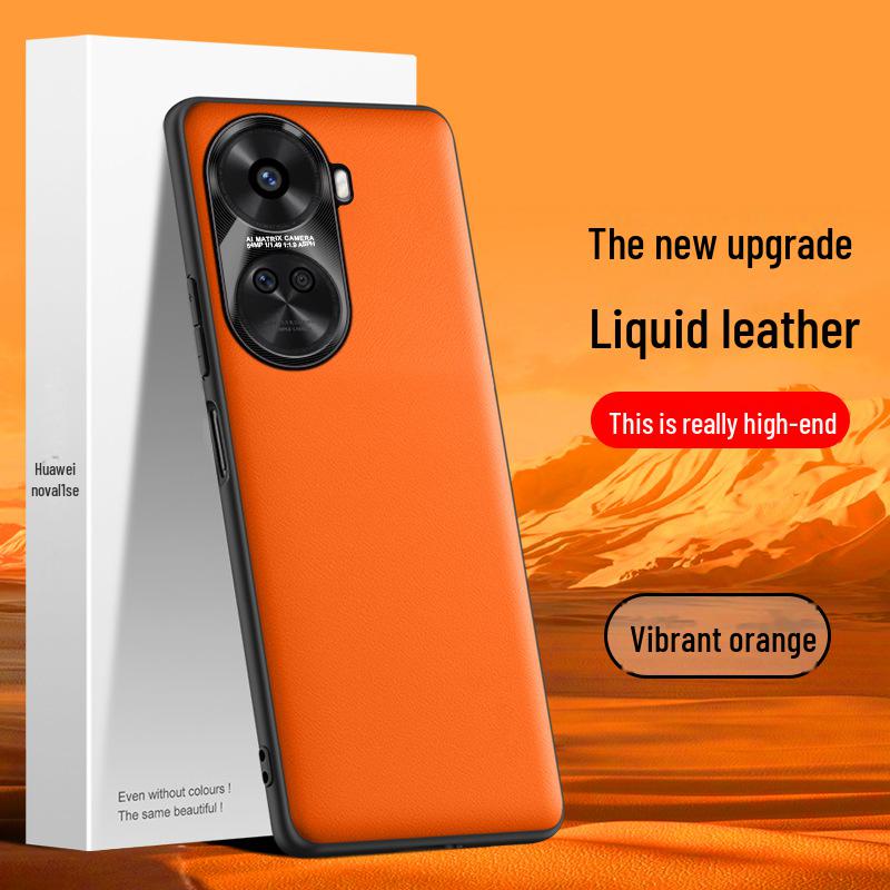 Huawei nova11se Liquid Leather Anti-Fall-Schutzhülle – Einzelversand möglich.