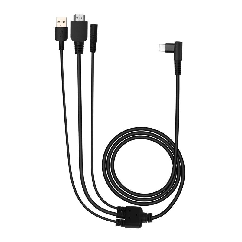 3 IN 1 Cable CB01 ONLY CompatibleFor HUION Kamvas Pro 12 / Pro13 / Pro16, Pen Tablet Monitor Cable Replacement чёрный