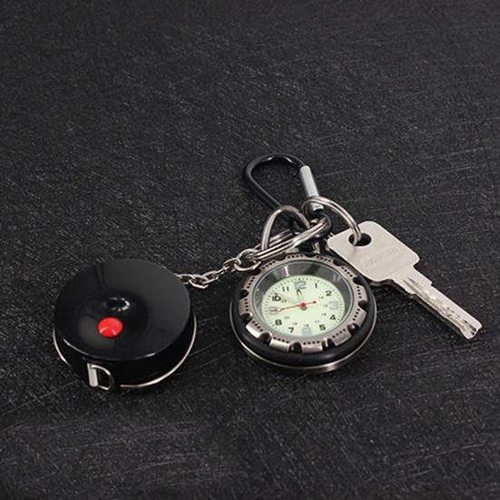 Digital Carabiner Watch Anti-oxidation Shock Resistance Vintage Climbing Hiking Clip On Quartz Watch