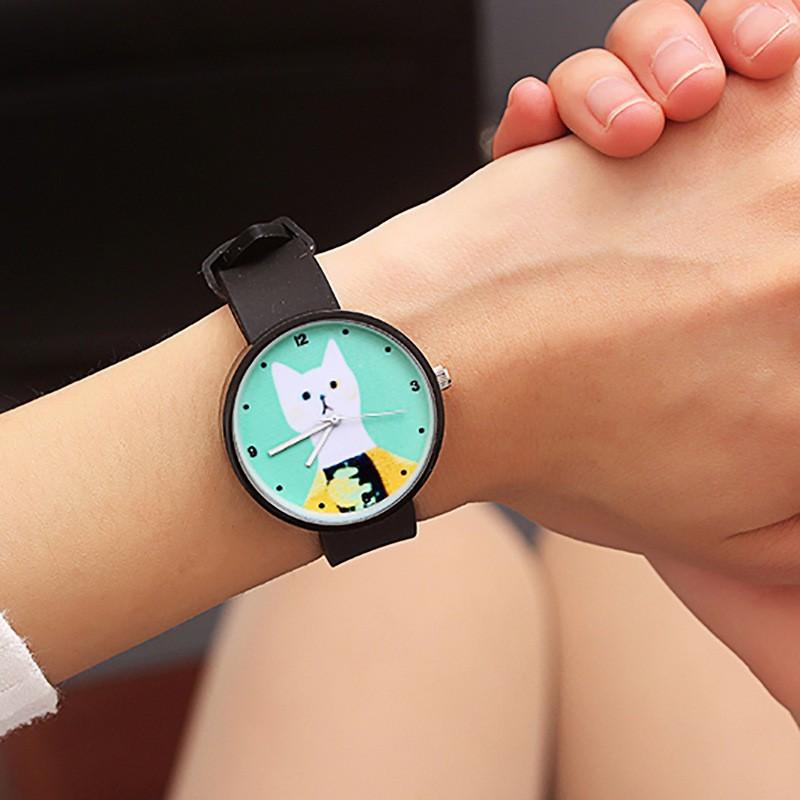 Cartoon Sen Is A Niche Watch For Elementary, Middle And High School Students, Small And Mini, Simple And Fashionable, Fashionable, Casual, Retro And
