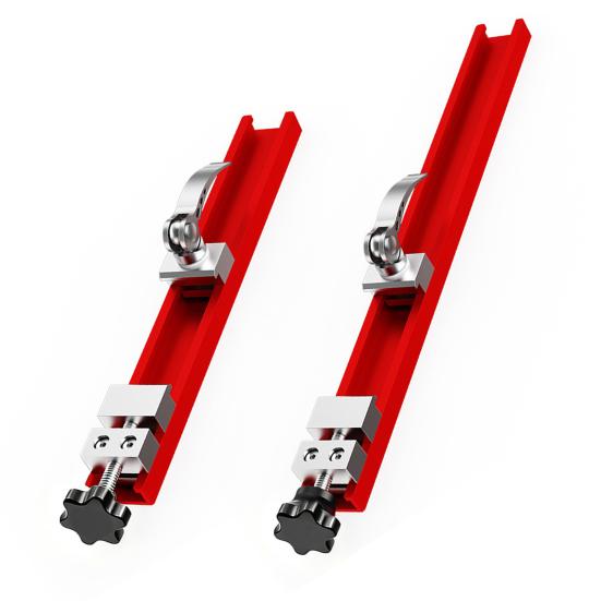 Cutting Machine Base Guide, Adjustable Circular Saw Guide Rail, Aluminum Alloy Double Locking Design Cutting Track for Precise Woodworking