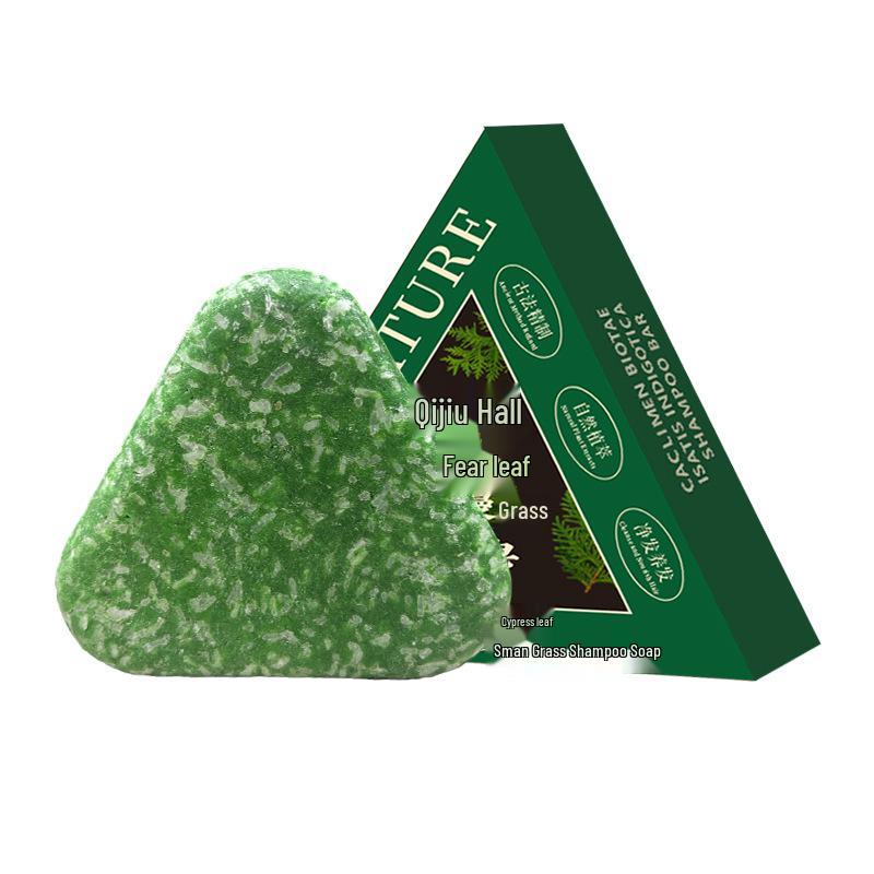 Usman Herbal Shampoo Soap: Cleanses Hair Roots, Oil Control, Scalp Care with Arborvitae Leaf & Polygonum Multiflorum