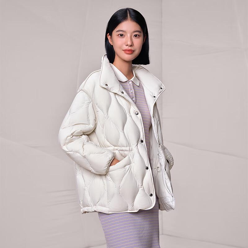 Tambor Women's Short Waist-Cinching Down Jacket