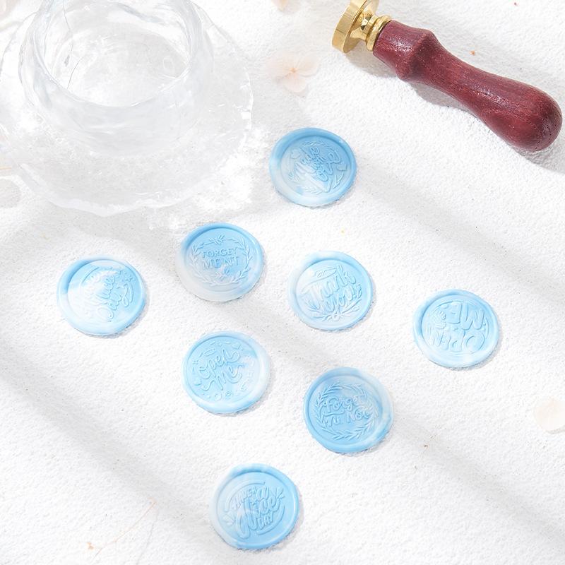 Blessing Wax Seal Stamp Head Replacement Sealing Brass Stamp Head No Handle for Wedding Invitations Envelopes Cards Decoration