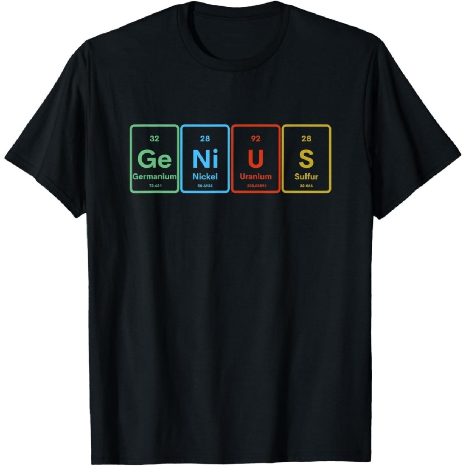 GENIUS Periodic Element T-Shirts S