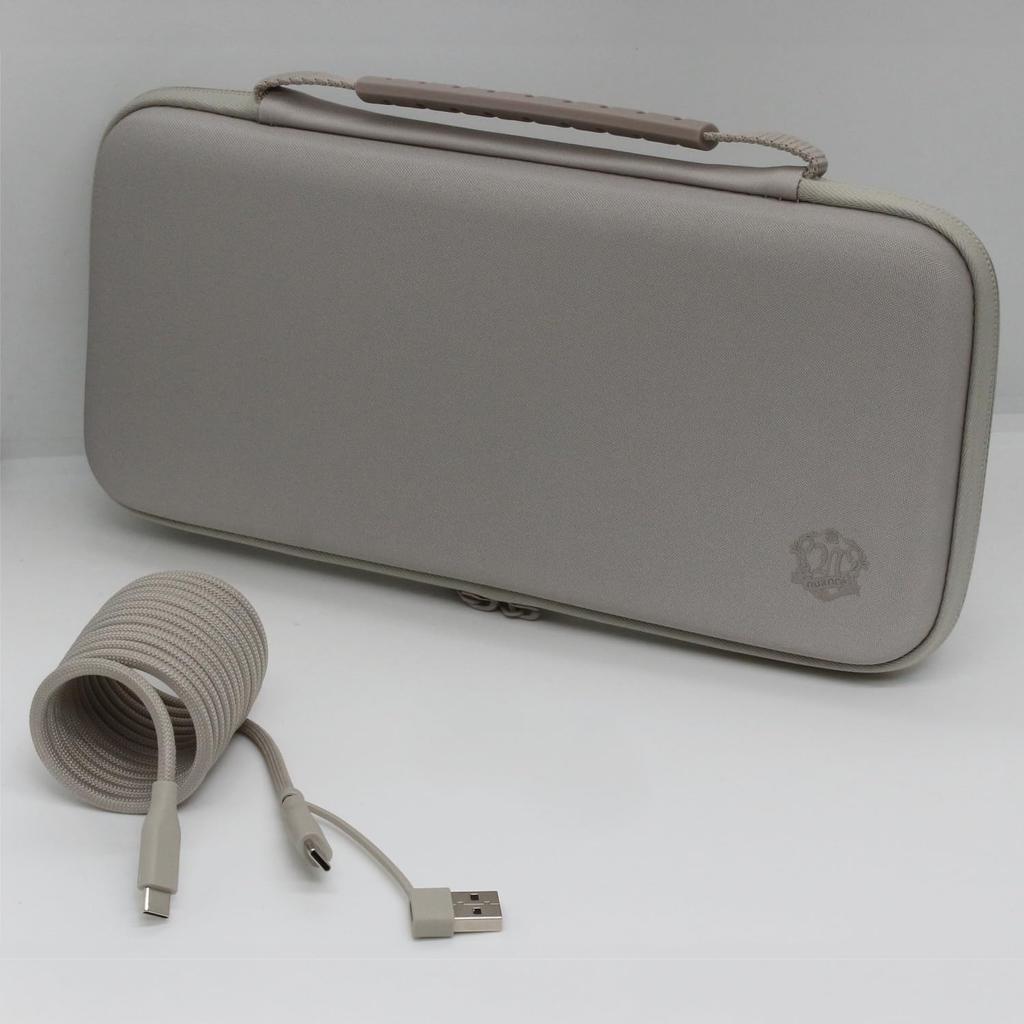 eramd Switch2 Slim Hard Pouch + 2m Magnetic Cable (Set of 2) Greige