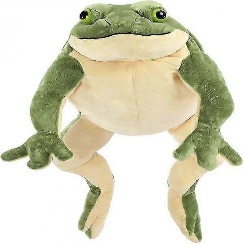 Giant Frog Stuffed Animal Frog Plush, Large Stuffed Frog Plush, Big Stuffed Green Frog Pillow for Kids, 22 Inch