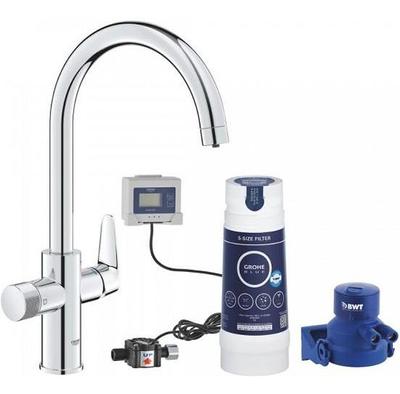 Mixer Blue Pure Baucurve Chrome 30581000