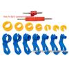 16-Piece Car A/C and Fuel Line Quick Connector Removal Tool Set