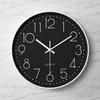 Clocks Living Room Silent Wall Clock Simple Fashion Clock Wall Hanging Home Three-dimensional Digital 40CM