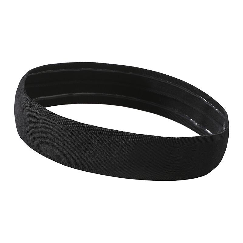 Unisex Sweat-Absorbing Embroidered Headband for Sports, Running, Fitness, and Yoga