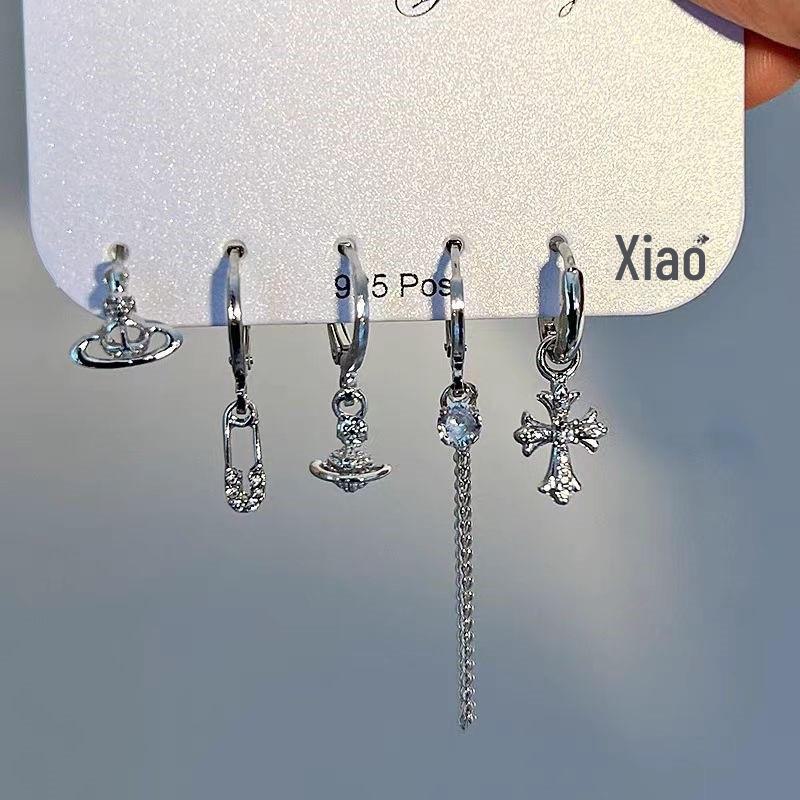 2025 Floral Season S925 Sterling Silver Earrings for Girls - Sweet, Niche One-Week Set