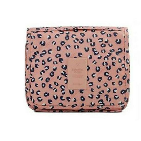 Foldable Women's Travel Wash Bag with Hanging Hook