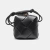 Spring/summer Small Fragrant Wind Diamond-check Crossbody Bag Autumn/winter Leather Bag Braided Box Bag Single Shoulder Bag