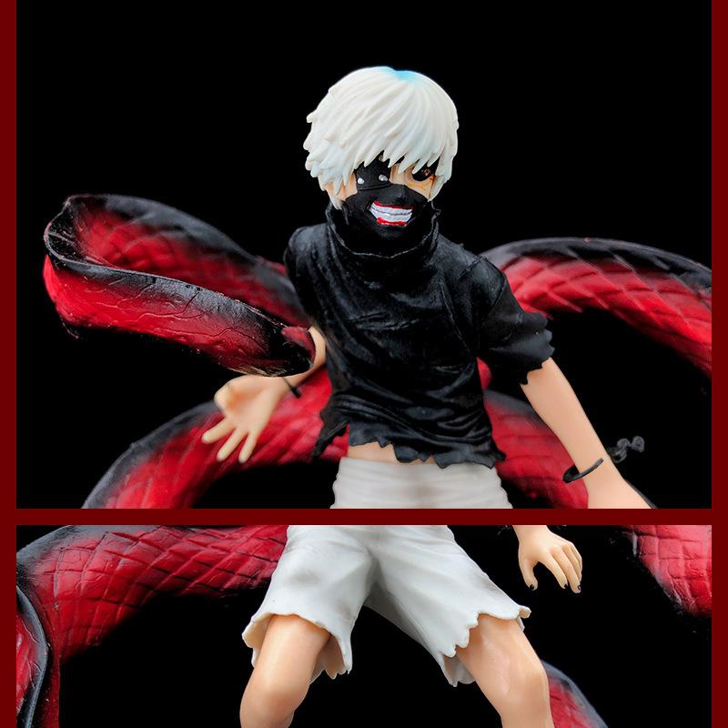 Anime Tokyo Ghoul Ghoul Figur Maske Hundertfüßer Kann Gesicht Ändern Jin Muken Figur Cartoon Schreibtisch Dekor Ornament Modell Geschenk