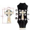 DIY Guitar Head Sticker PVC Guitar Headstock Decal Guitar Panel Sticker  Guitar Beginner Gifts