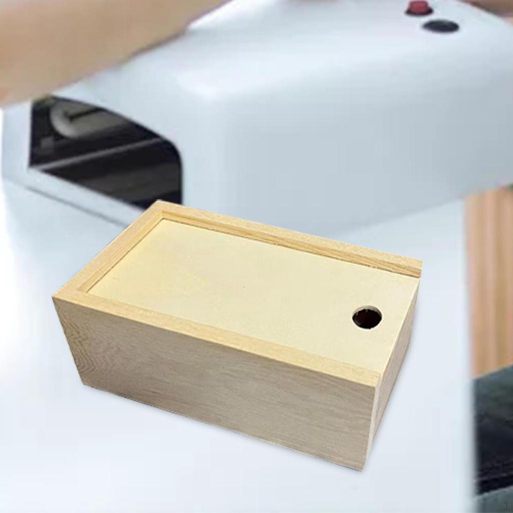 Elegant Wooden Makeup Organizer for Bedroom and Desk Storage