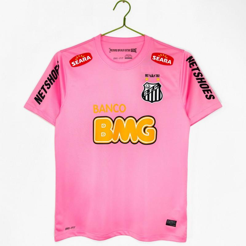 Retro Classic Santos Football Jersey Men Women Short Sleeve Casual Hip Hop Streetwear Sportswear
