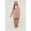 Dusty Rose Strick-Cardigan mit V-Ausschnitt Tctaw22th0144