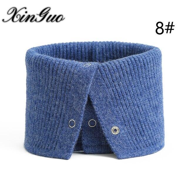 

Зимний шарф, модный женский шарф на шею, снуд унисекс, женский теплый женский однотонный меховой шарф с геометрическим рисунком Bufanda 44X25CM