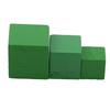 25pcs Montessori Colorful Wood Cube Blocks Bright Assemblage Block Early Educational Early Learning