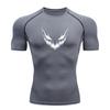 Men's Compression Fitness Sports T-Shirt, Carnage Grin Sharp