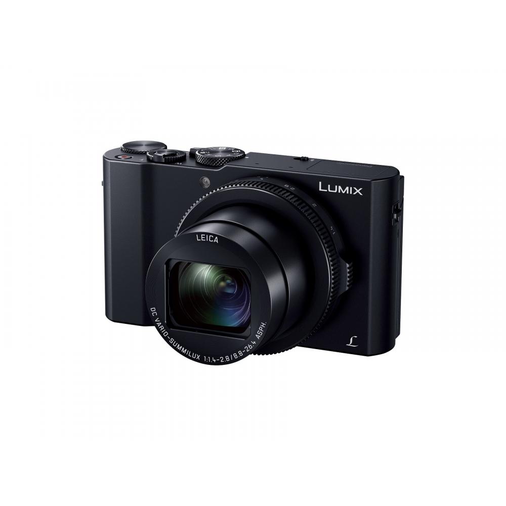 Panasonic Kompakte Digitalkamera Lumix LX9 Ausgestattet mit 1.0-Typ-Sensor 4K-Video-kompatibel Schwarz DMC-LX9-K