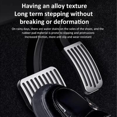 Car Foot Pedals For Ford F-Series F-150 Lobo P552 2015~2020 Stainless Steel Fuel Brake Rest Alloy Covers Parts Pads Accessories