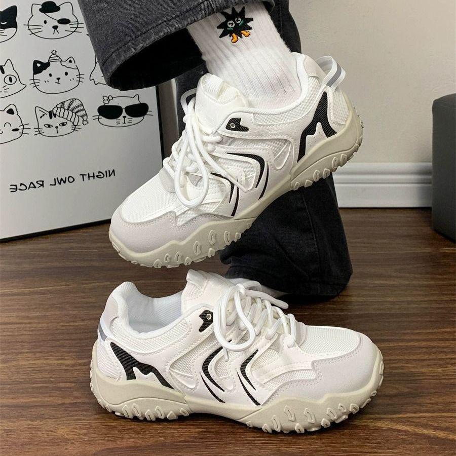 Popular mountaineering dad shoes children 2025 autumn new mesh breathable women's shoes versatile soft-soled casual sports shoes