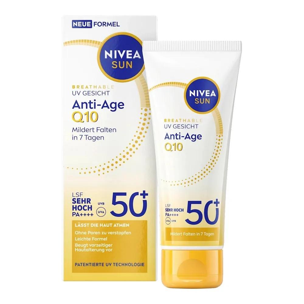 German Nivea Q10 Anti-Aging Sun Cream S PF50 50ml