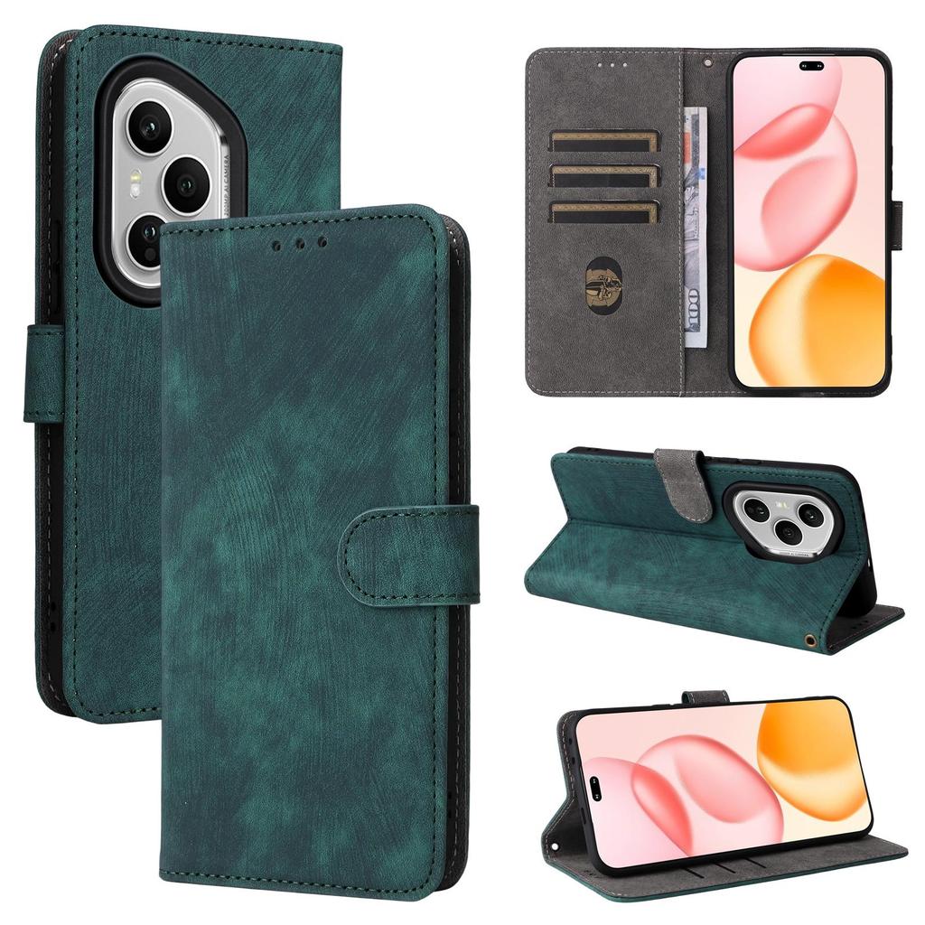 Flip Cover für Honor 400 Pro PU-Leder Ganzkörperschutz mit [RFID-Blockierung] Stoßfest Langlebig Retro Handyhülle