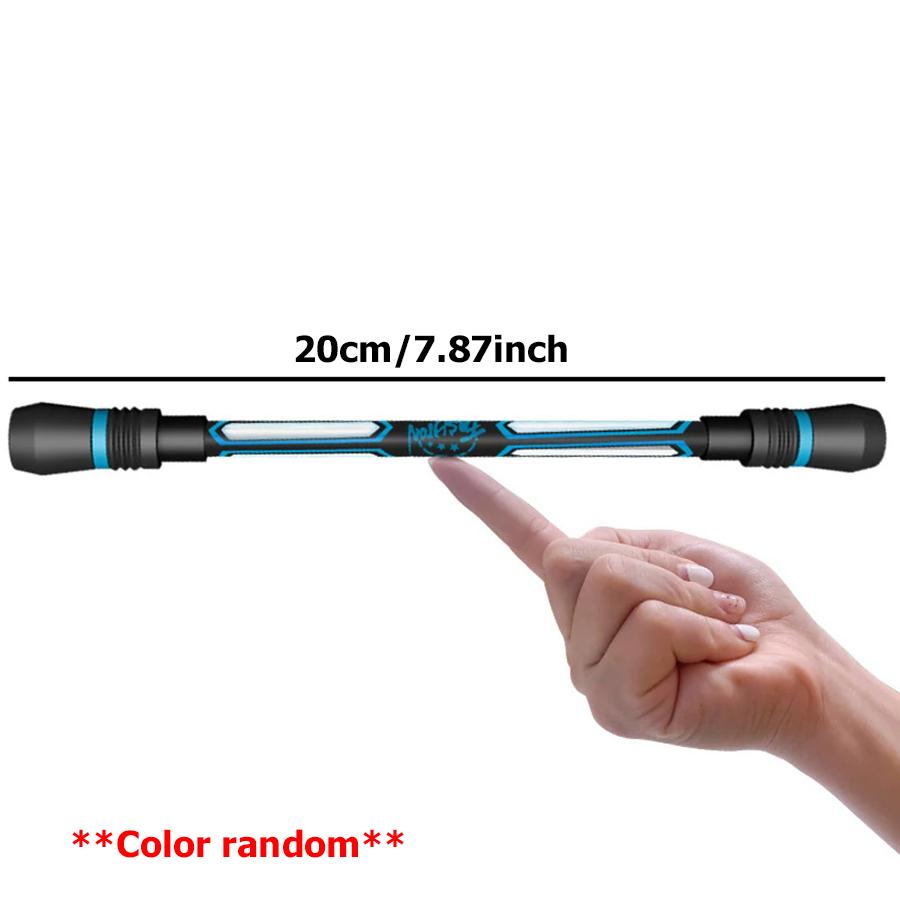 12pcs 0.5mm Signature Rolling Finger Rotating Pen Finger Spinning Pen Office Writing Pen Replaceable Refill Stress Relief Pen
