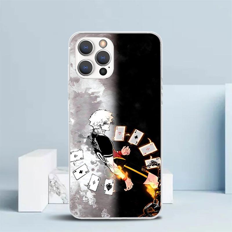 Etui na telefon z motywem anime piłkarskiego Blue Lock Dla IPhone 16 17 Air 16E 15 14 Plus 13 Mini 12 11 Pro Max 7 8 + SE 2020 Miękki tył z TPU